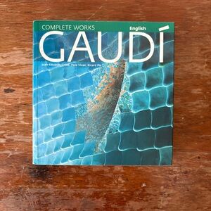 🏡GAUDÍ Complete Works Paperback Art Book - Teal Cover